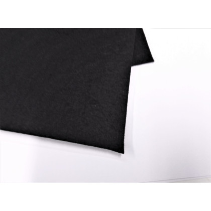 filc černý   dekorativní     30*30 cm