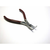 Kleště úzké ploché zahnuté  1ks