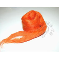 Hedvábný česanec 30% hedvábí/70% merino-žlutý 10g