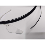 modistický drát opředený černý 1 m