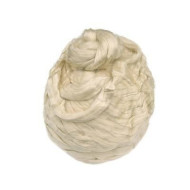 Hedvábný česanec 30% hedvábí/70% merino - černý  10g