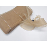 modistická krinolína 16cm/0,5m oříšková s leskem I.