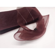 modistická krinolína 16cm/0,5m vínová baklažám