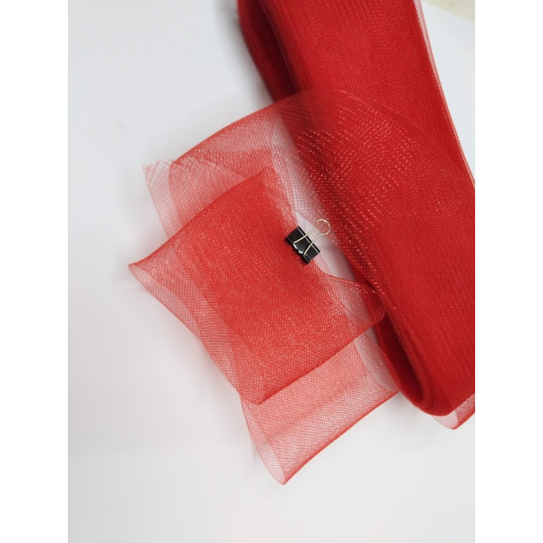 modistická krinolína š. 6 cm/50cm červená