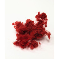 Vlněné kuličky "lumpis" červená