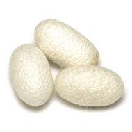 Hedvábný kokon 1 ks