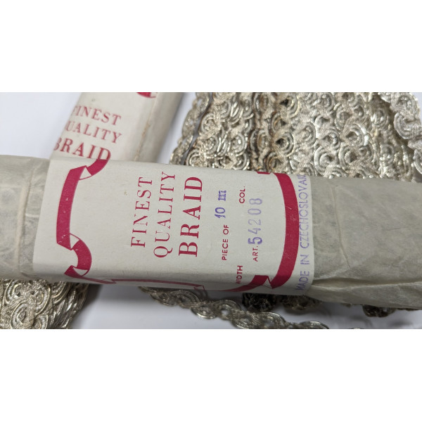 Vintage ozbobná prýmka / porta  antik orig....