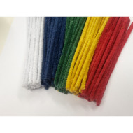 čističe dýmek barevné   - chlupaté drátky 100 ks