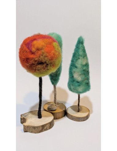 přírodní dřevená kolečka s dírkou  sada 4 ks