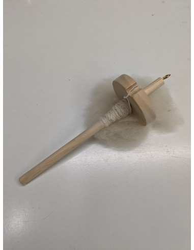 Dřevěné vřetánko na ruční předení