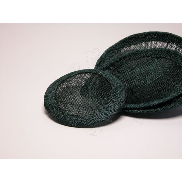 8 cm fascinátor bělená  přírodní