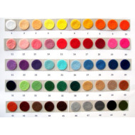 Plsť  filc barva č. 1 - bílá