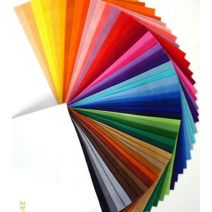 velká sada filc 50x  - 50 barev 