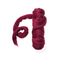 NUNO merino  červená  tmavší III.  č.122-  20g