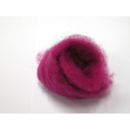 Mykaná vlna merino růžová světlá 6727