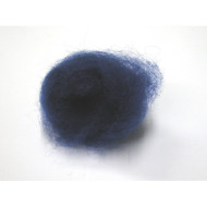 Mykaná vlna merino modrá safír sytá