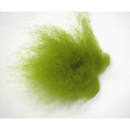 Mykaná vlna merino zelenožlutá světlá