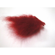 Mykaná vlna merino červenooranžová 